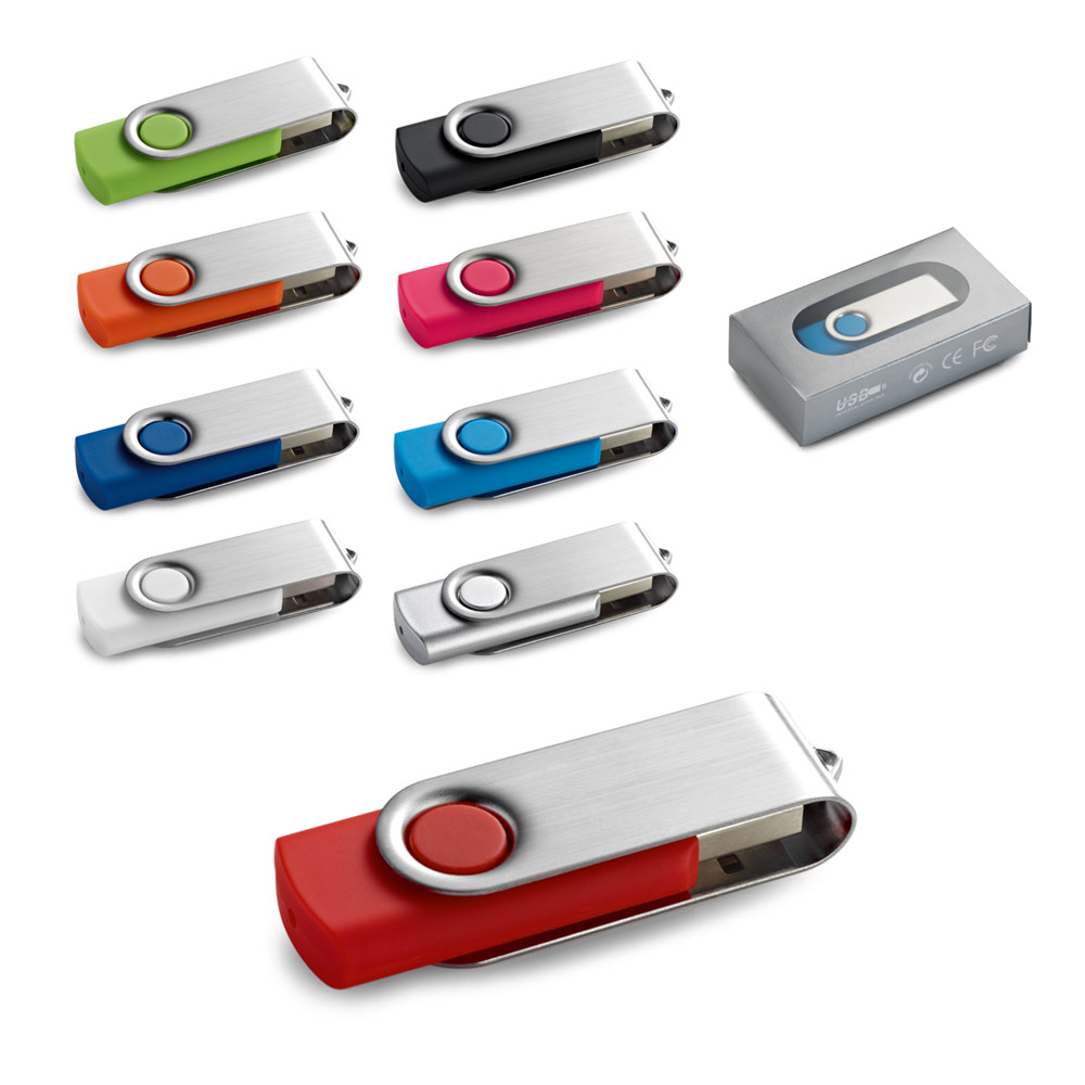 Memoria USB RubberClip - Cheddar - Tauste