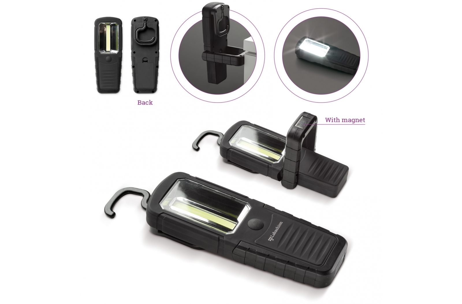 Luz de Pie Ajustable con Imán - Bonansa