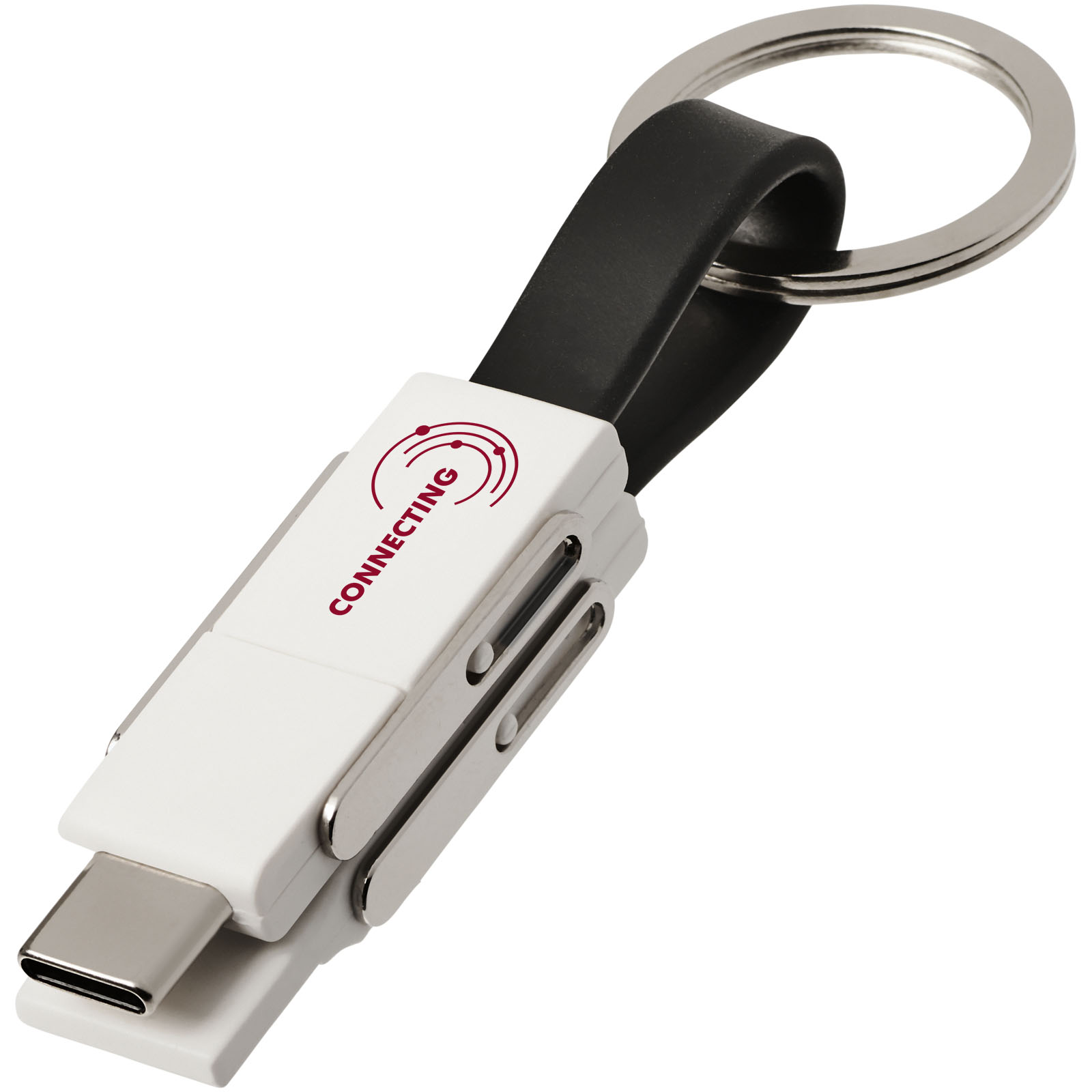 Cable Universal 4-en-1 - San Juan de Plan impreso con logotipo