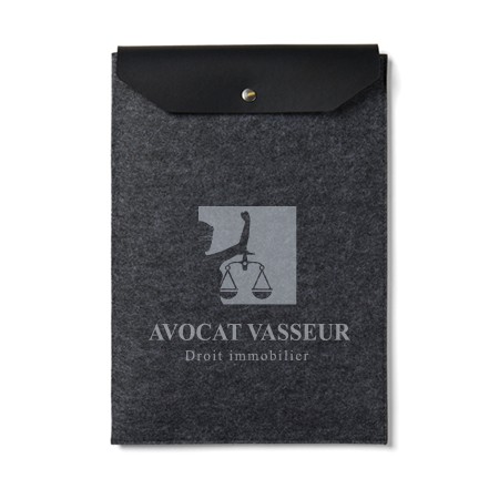 Funda para portátil de 15'' de fieltro reciclado VINGA Albon GRS - Sant Andreu de Llavaneres