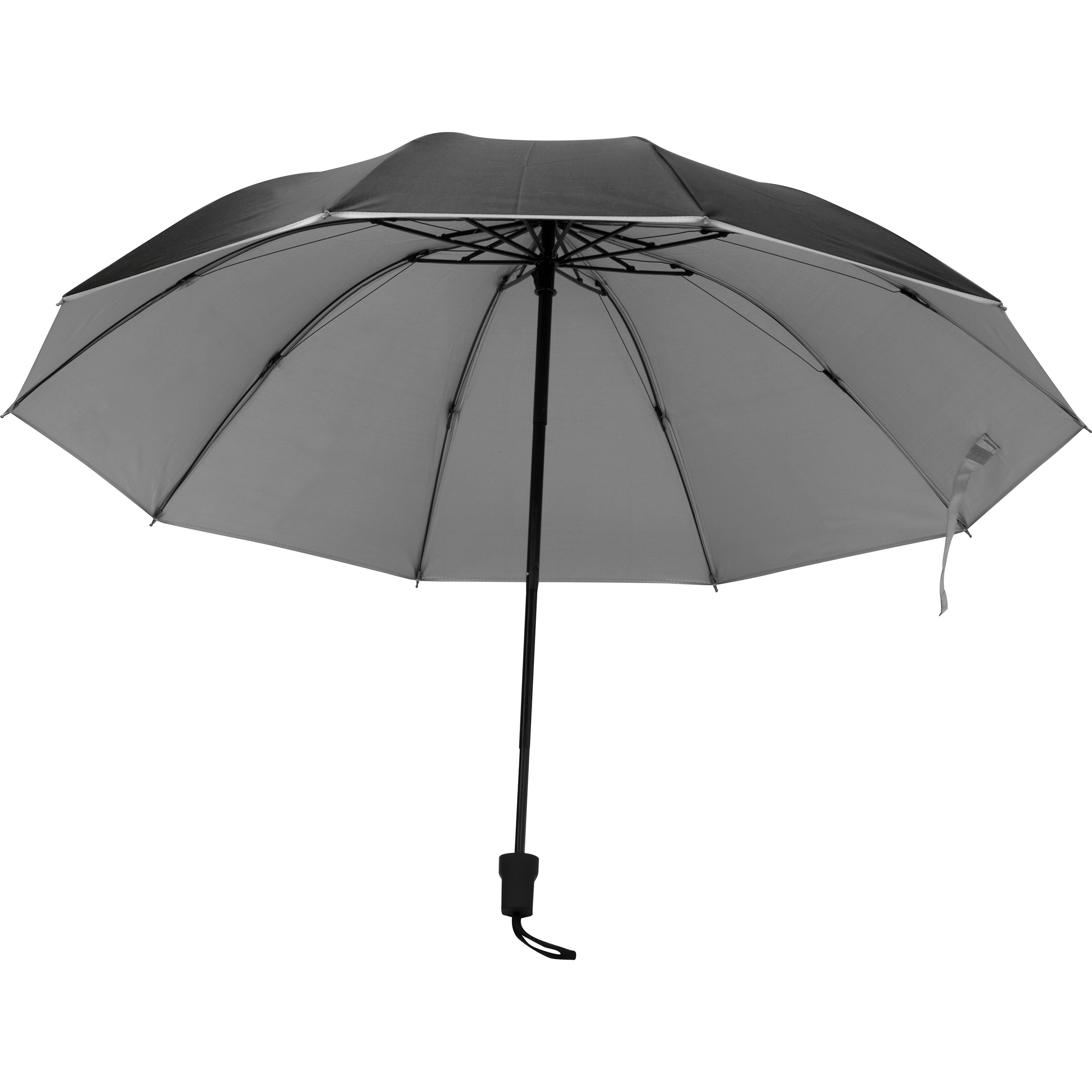 Paraguas con impresión de logotipo hecho de material Pongee - Aberford - Magallón