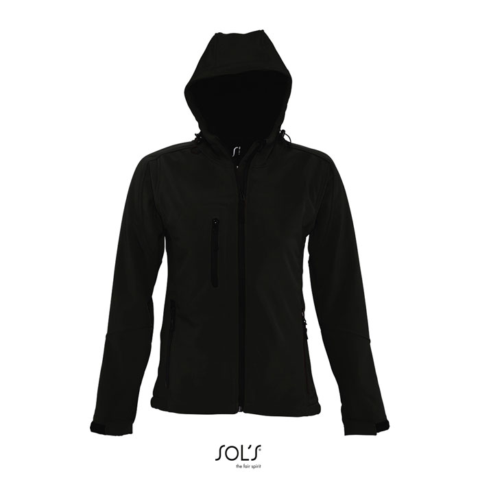 Chaqueta Softshell con capucha para mujer con forro de polar - Bilbao