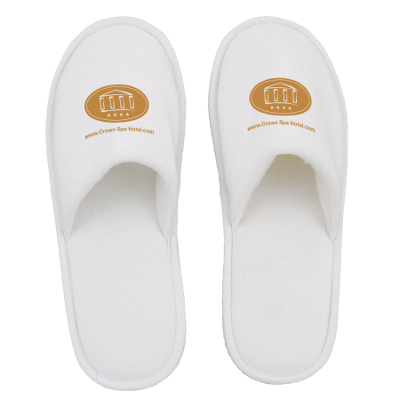 Par de Zapatillas de Terciopelo de Punta Cerrada - Calahorra