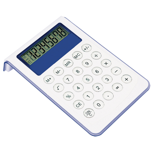 Calculadora de 8 dígitos de diseño bicolor - Moral de Calatrava