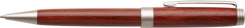 Bolígrafo de metal de madera de palisandro en estuche para bolígrafos - Aguarón