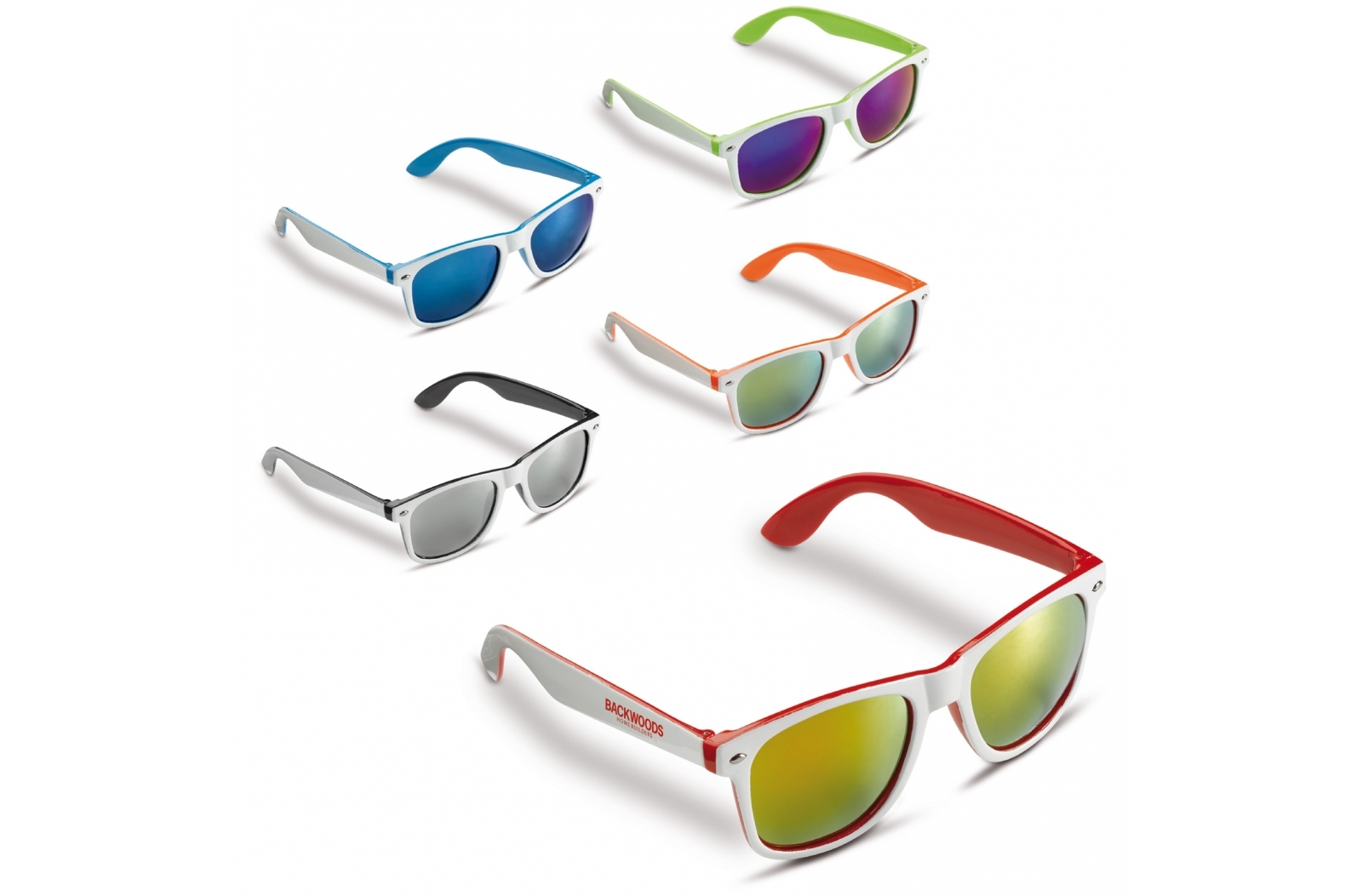 Gafas de sol modernas de esquema de color en dos tonos - Castellet i la Gornal
