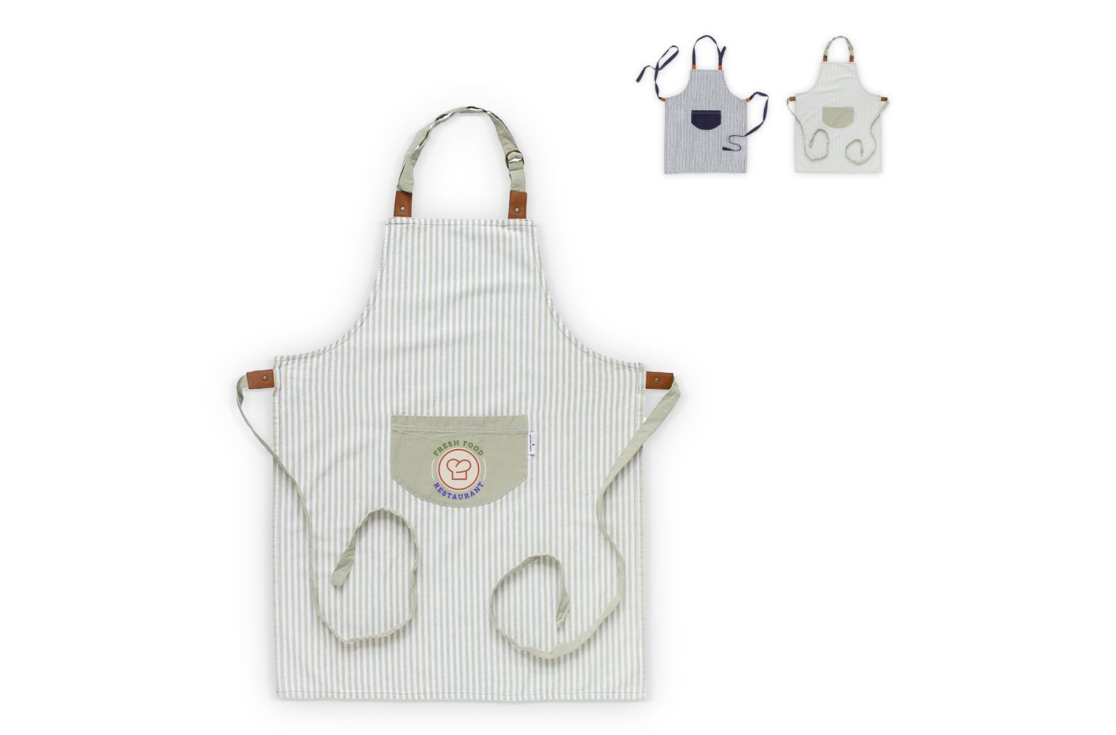 Delantal de Victoria con Rayas - Villamediana de Iregua