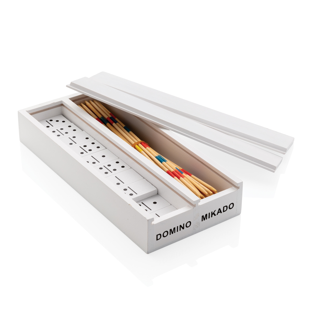 Juego Vintage de Mikado y Dominó - Capolat