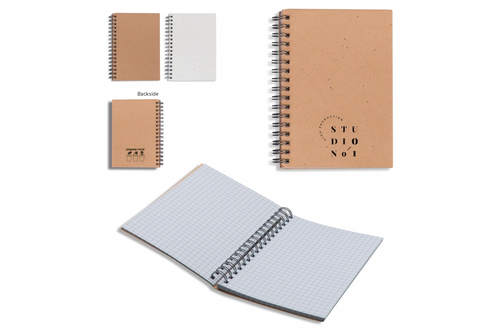 Notas adhesivas de papel de semillas plantables - Cirueña