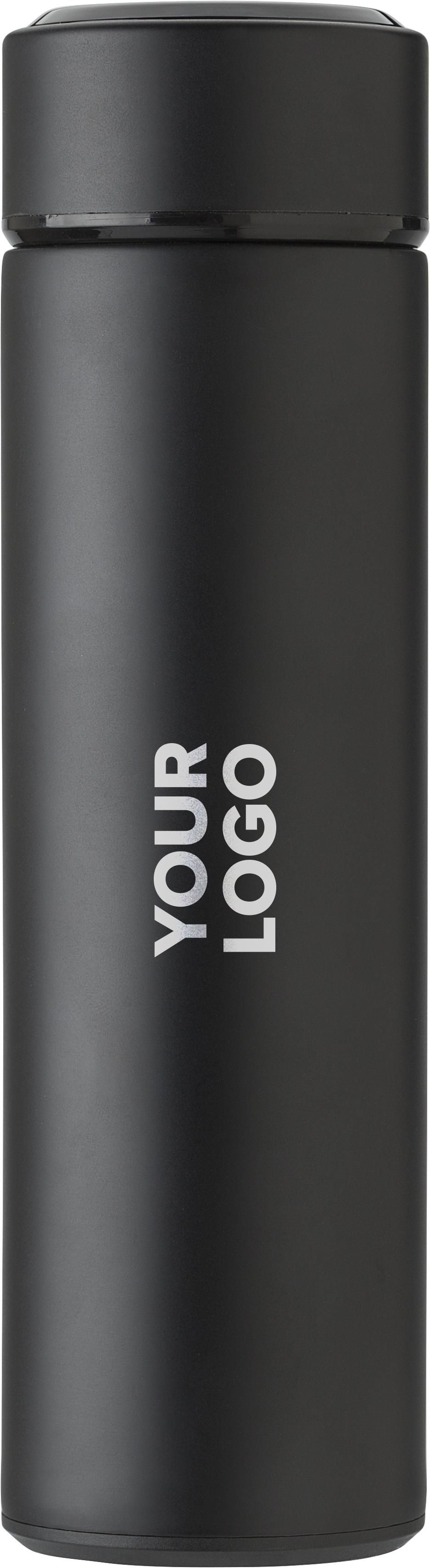 Botella Termo Inoxidable con Infusor y Pantalla LED - Berdejo