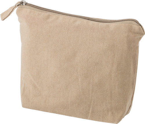 Bolsa cosmética de algodón reciclado (180 gsm) - Benijófar