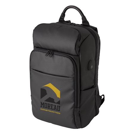 Mochila aislada de PU con puerto USB y compartimento para computadora portátil - Aranda de Moncayo