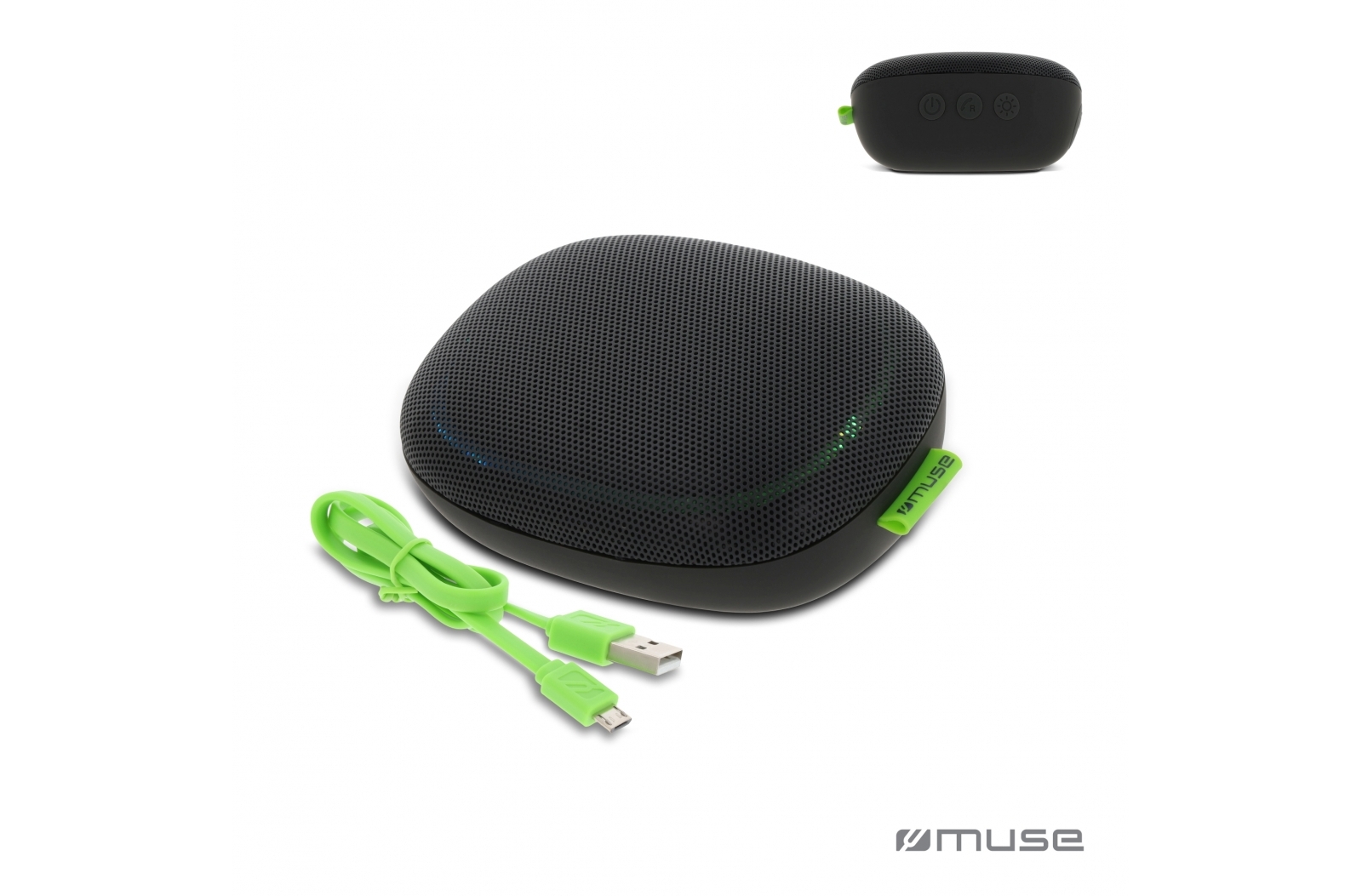 M-330 DJ | Muse Altavoz Bluetooth de 5W con luz ambiental