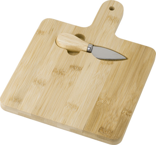 Tabla de Queso de Bambú con Set de Utensilios - Cadrete