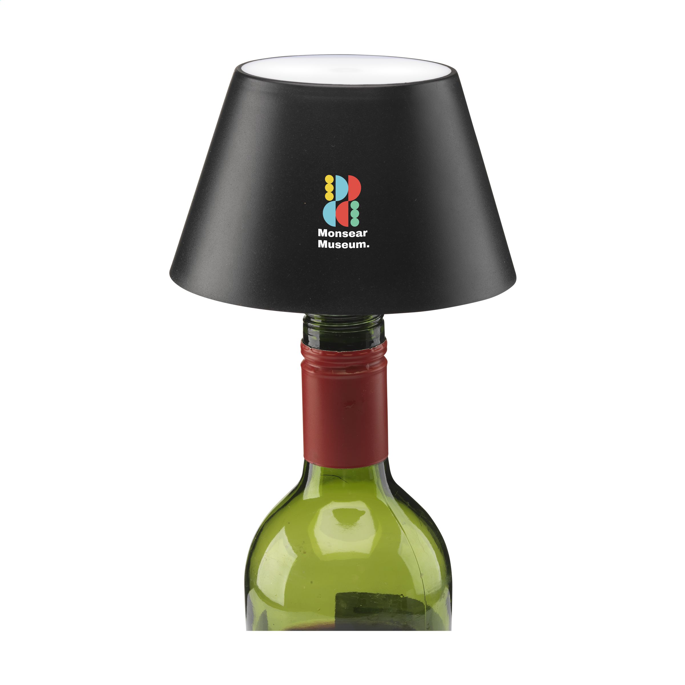 Luz de botella reciclada - Corporales impreso con logotipo