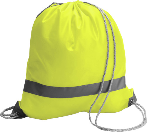 Mochila de poliéster con banda reflectante - Peñaflor