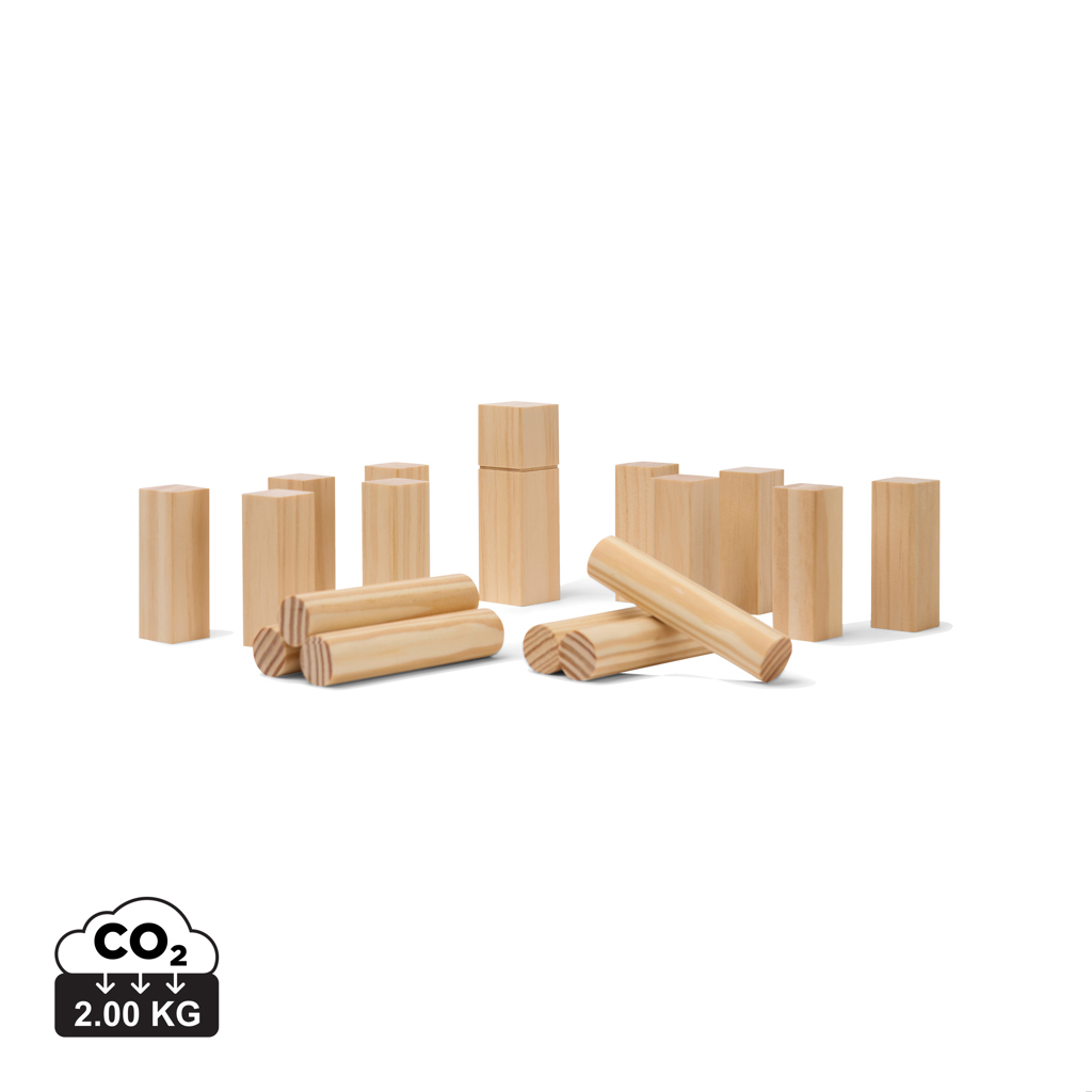 Juego de Kubb Mini de Madera - La Joyosa