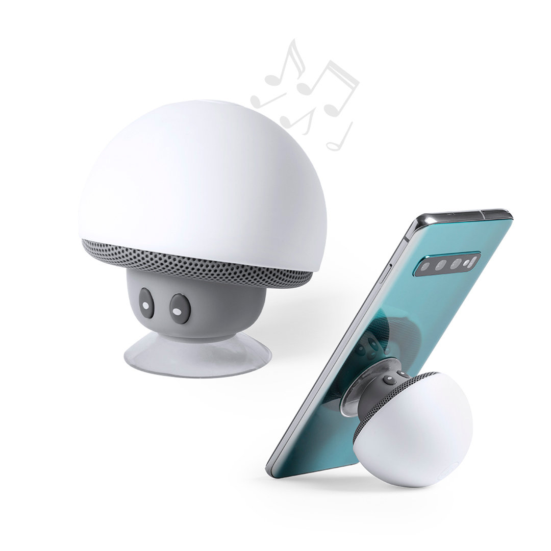 Altavoz Bluetooth en Forma de Hongo con Soporte para Teléfono Inteligente - Sabiñán