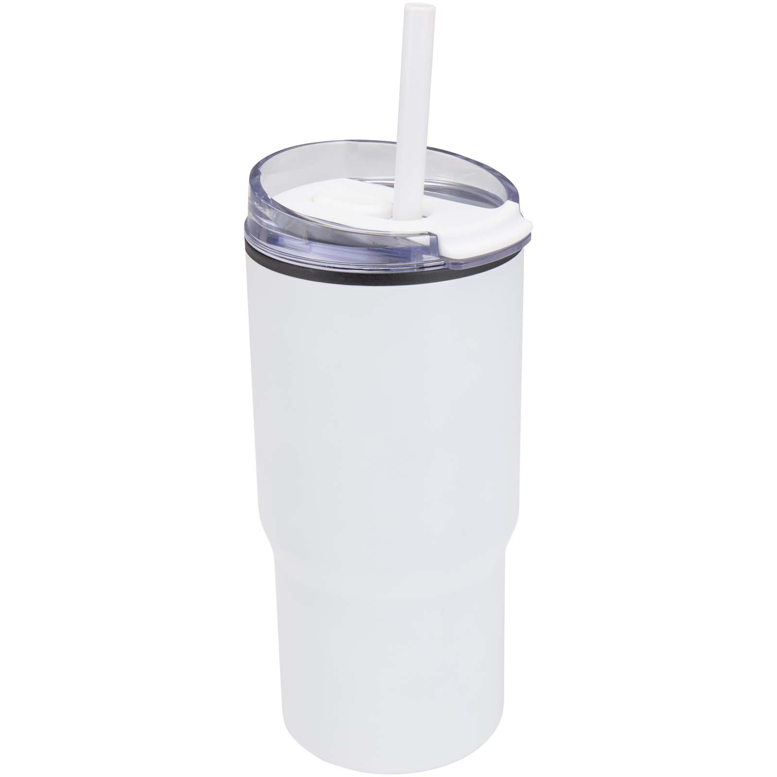Taza térmica de doble pared Westin de 540 ml reciclada RCS con pajita