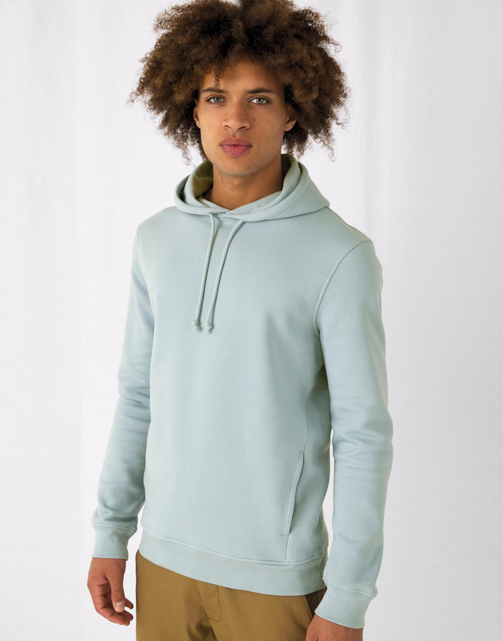 Sudadera unisex con capucha de algodón orgánico y poliéster reciclado - Ventosa