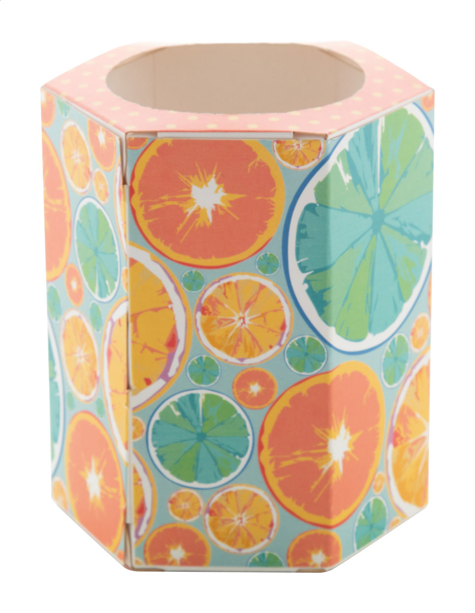 Porta Bolígrafo Hexagonal Personalizado - Colungo