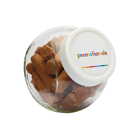 Tarro de Caramelos de 395ml con Tapa Blanca y Etiqueta a Todo Color - Arraia-Maeztu