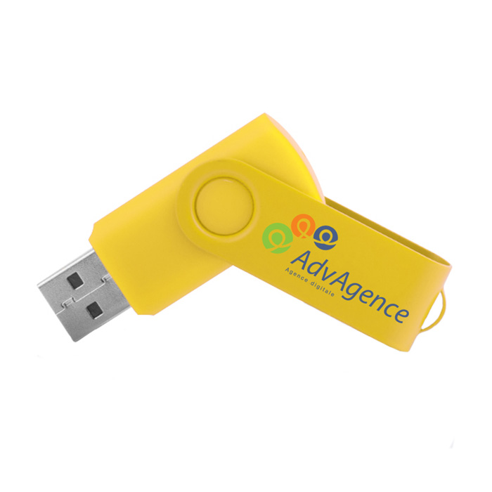 Memoria USB de 16GB con Mecanismo de Giro - Baskenland