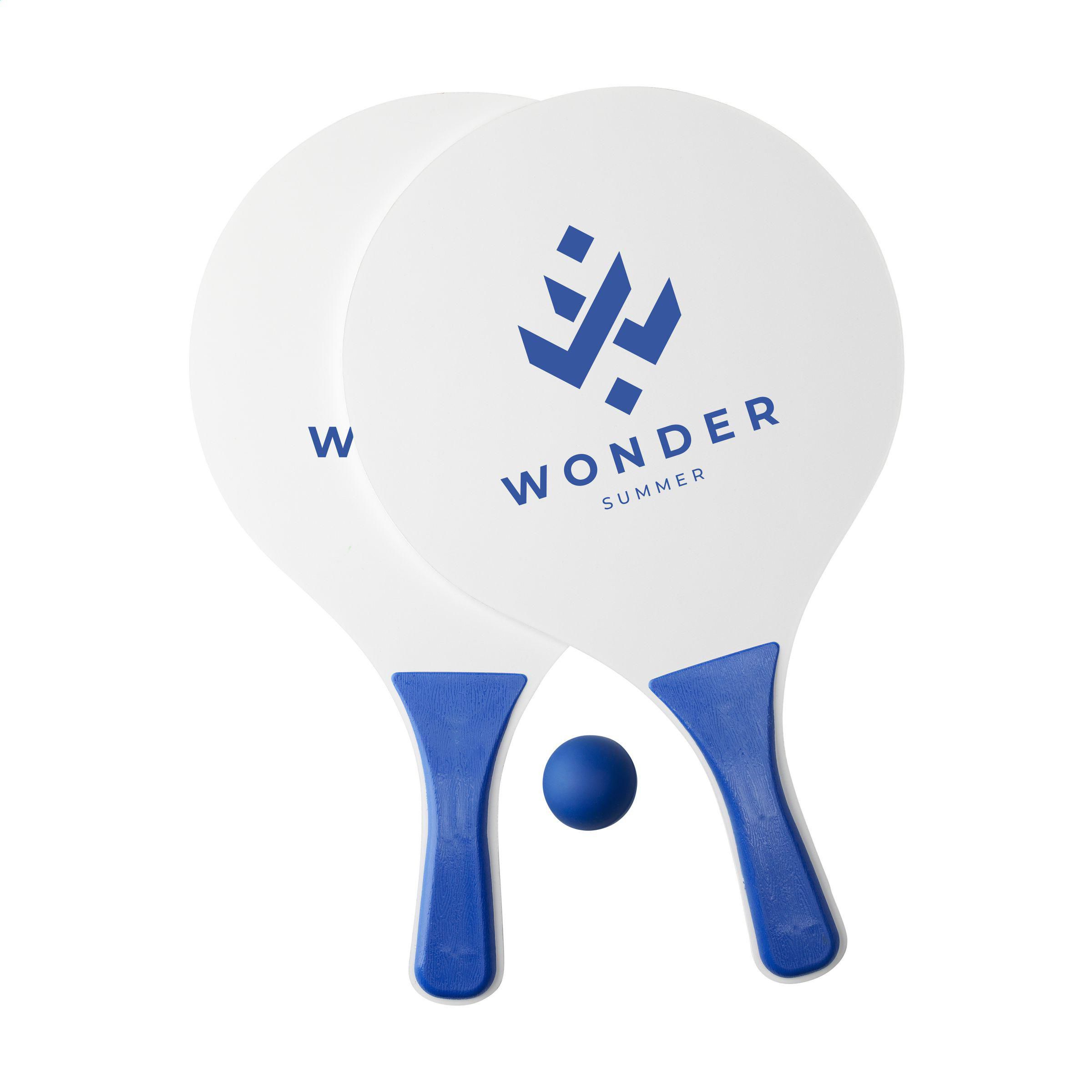 Juego de playa de tenis de playa Nim