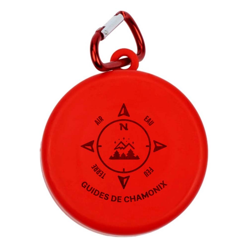 Una taza que puede ser plegada para un fácil almacenamiento y viene con un compartimento separado y un mosquetón - Little Barford - Pedreguer