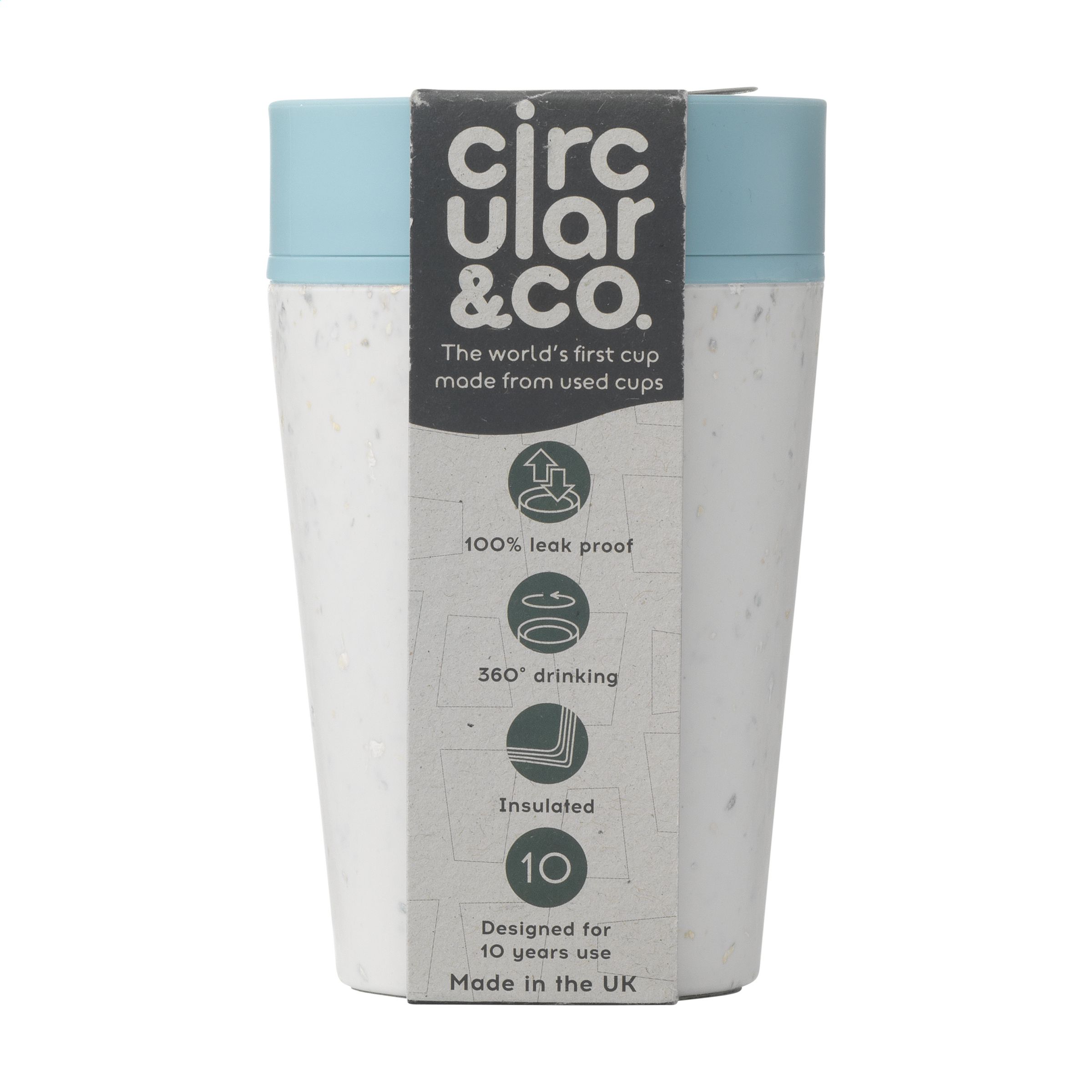 Taza de café para llevar reutilizable de Circular&Co 227ml - Bañares