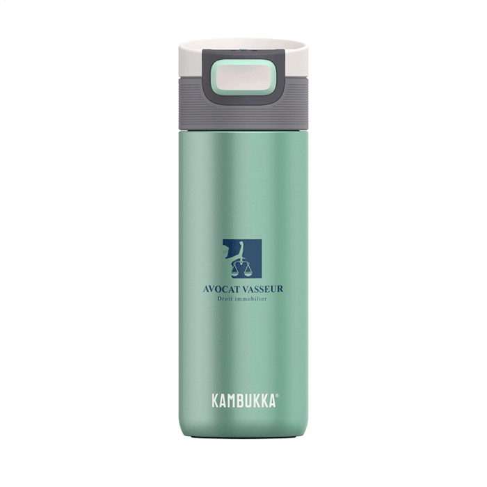 Botella de agua de acero inoxidable Kambukka personalizada de 500 ml - Alexis - Sant Quirze de Besora
