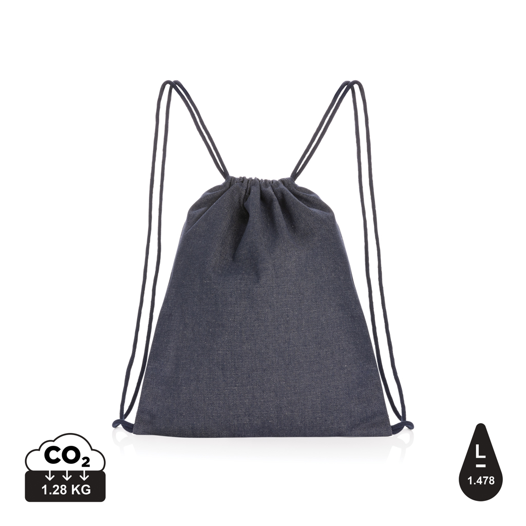 Mochila de Denim Sostenible con Cordon - Broughton - Fisterra