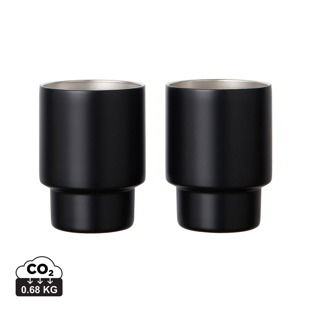 Tazas de Acero Inoxidable Reciclado Nagano Elegancia - Cardiel de los Montes