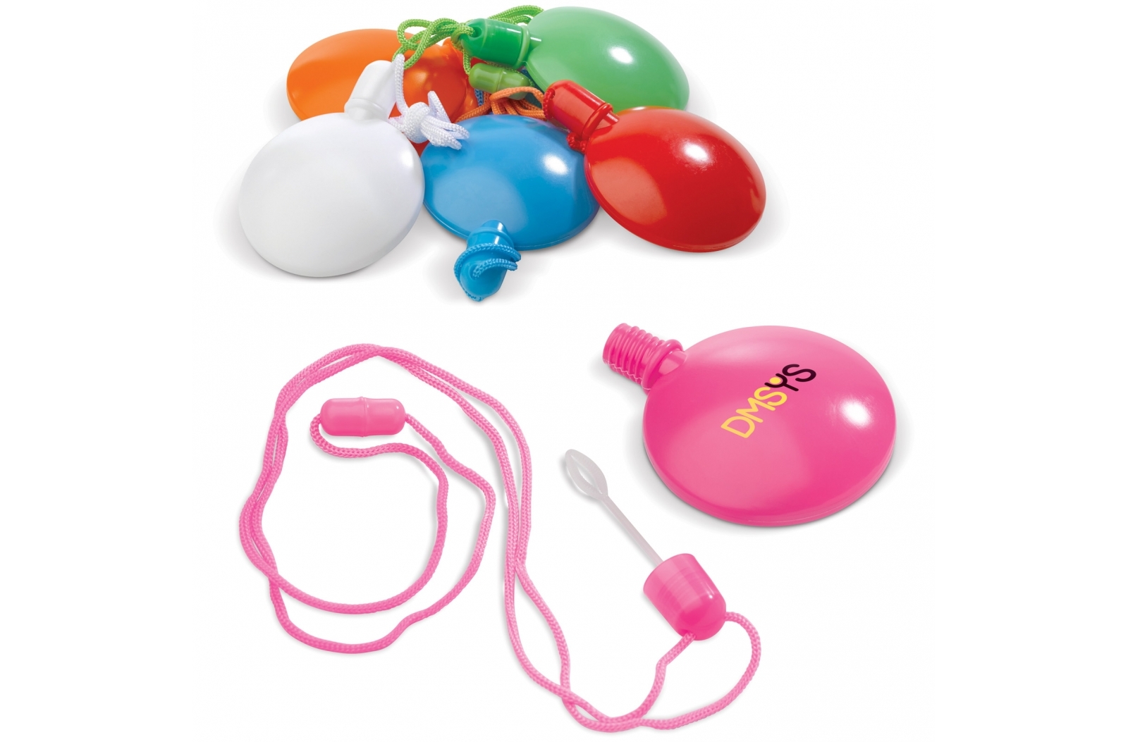 Soplador de Burbujas Redondo con Cordón de Seguridad a Prueba de Rotura - Gualba