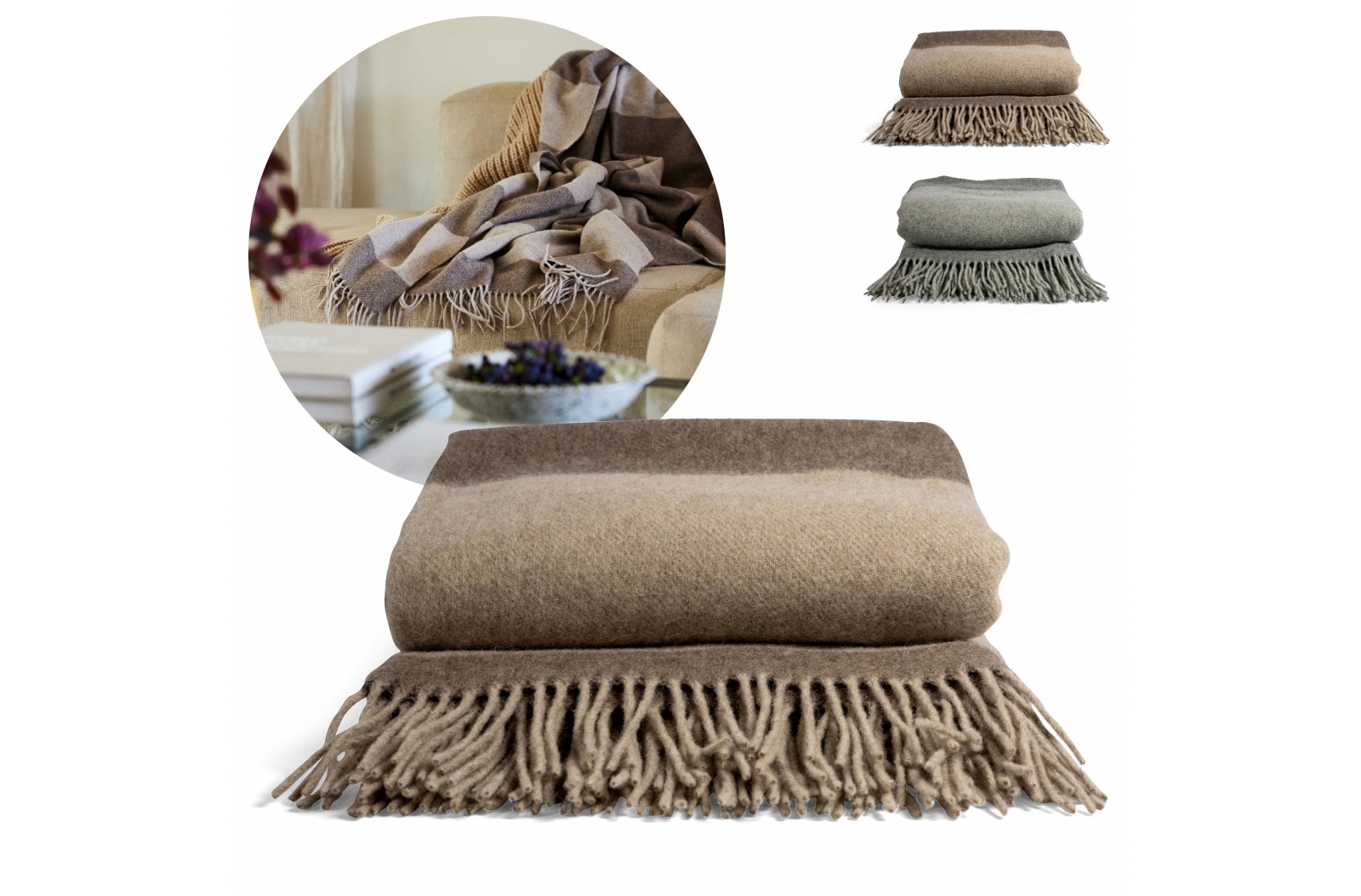 Manta de Lana Merina de Swedish Originals - Arahal