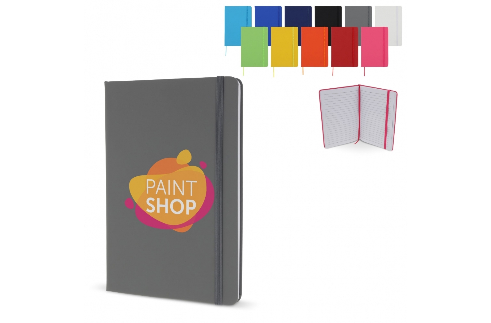 Cuaderno Clásico A5 de PU con Correa Elástica - Corral de Calatrava