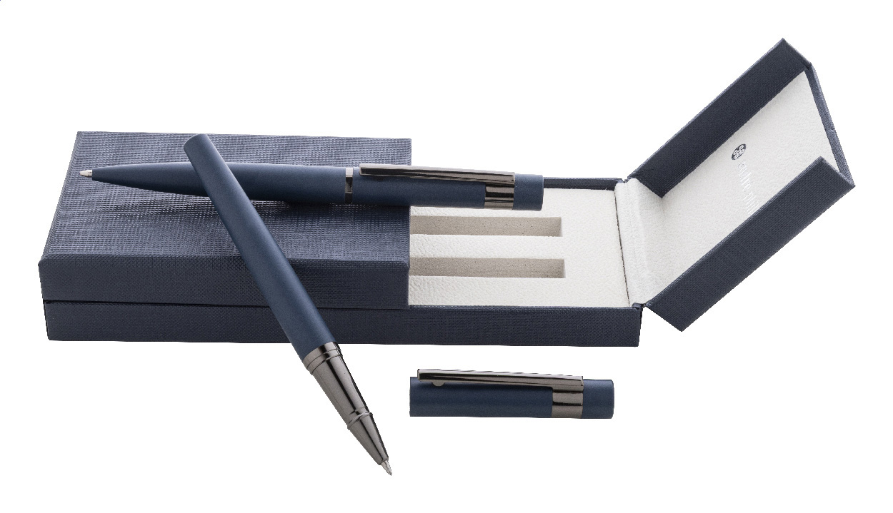 Conjunto de bolígrafos Elegancia - Benisaket bedrukken met logo