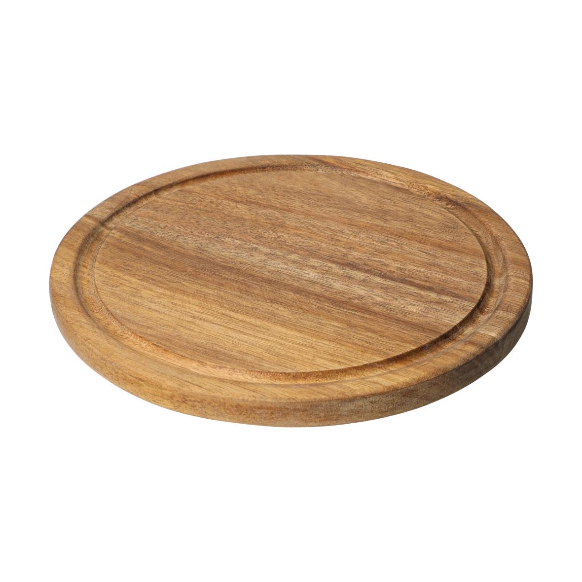 Tabla de Corte Redonda de Acacia - El Buste