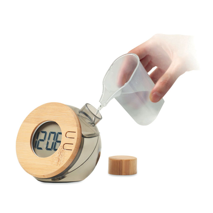 Reloj LCD EcoBamboo alimentado por agua - Marston Moretaine - Arona
