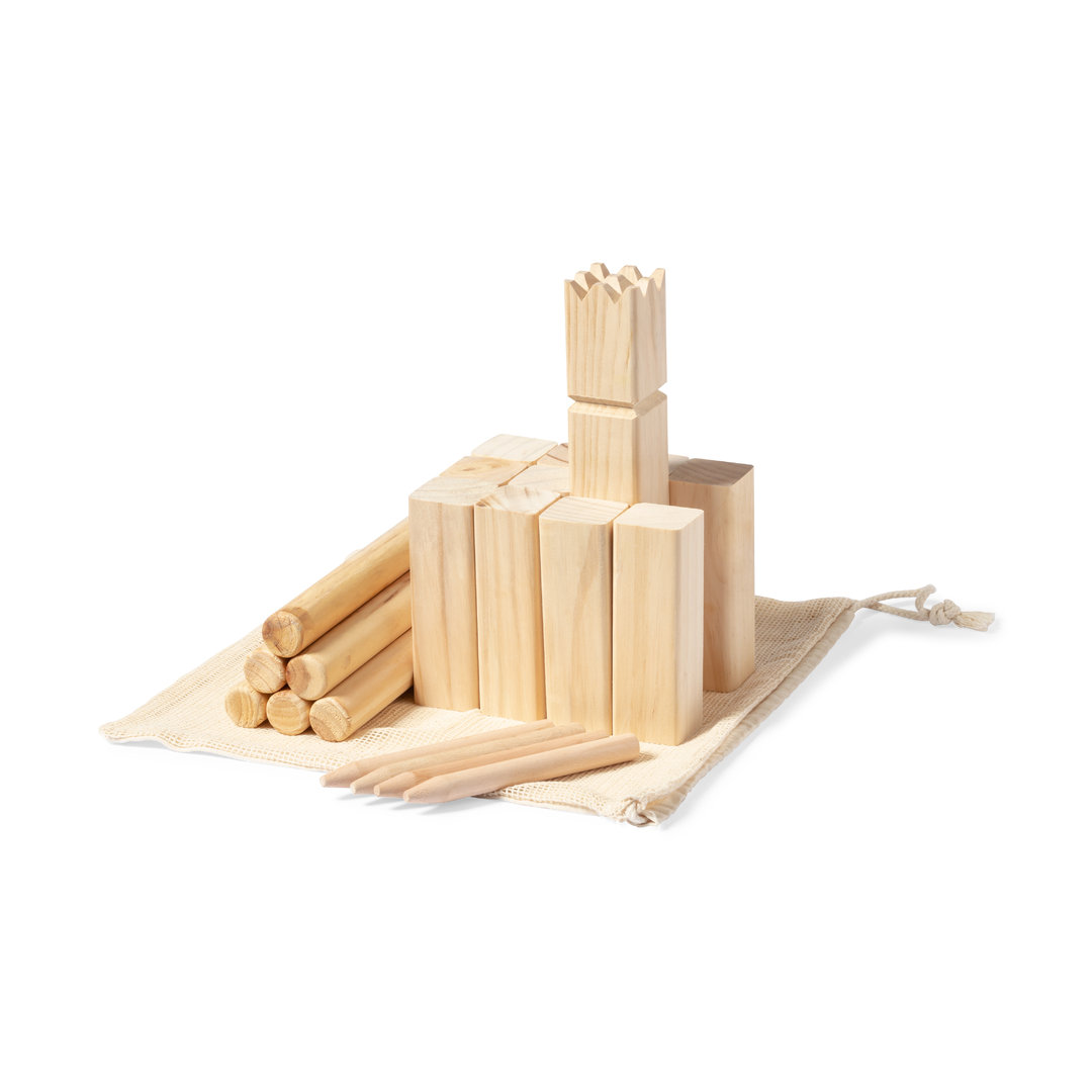 Juego de Kubb de Pino Antiguo - Lugo
