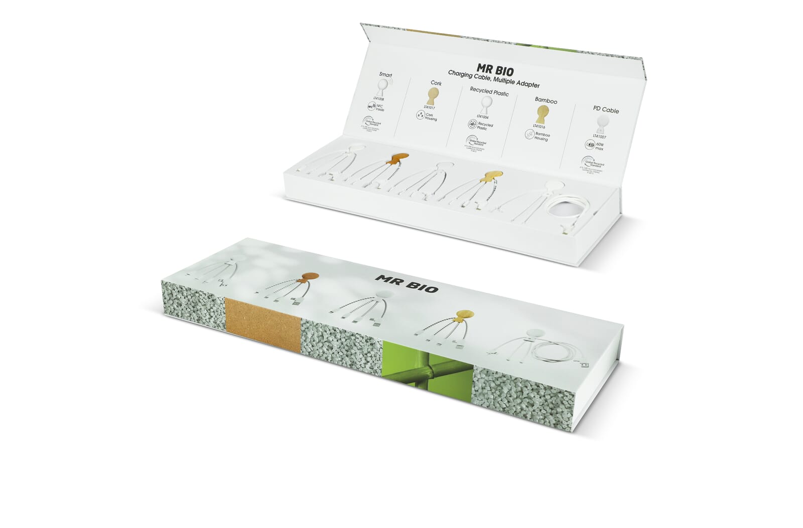 Caja de Presentación de Cables de Carga Diversos Bio - Santa Comba