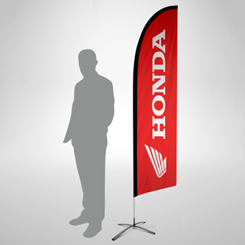 Bandera de Playa de Impresión Personalizada - Almudévar