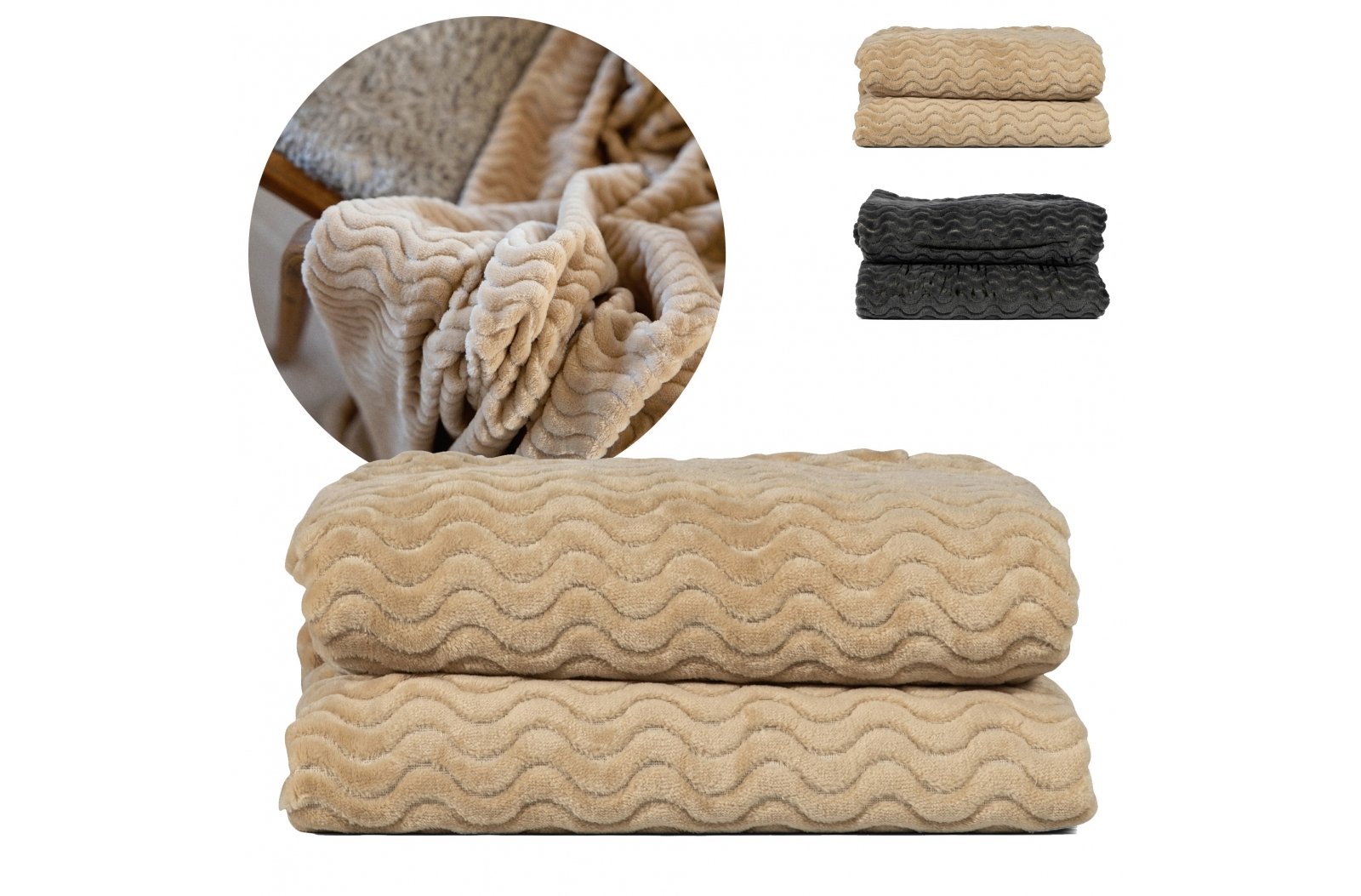 Plaid de Lana de Olas - Terrassa7