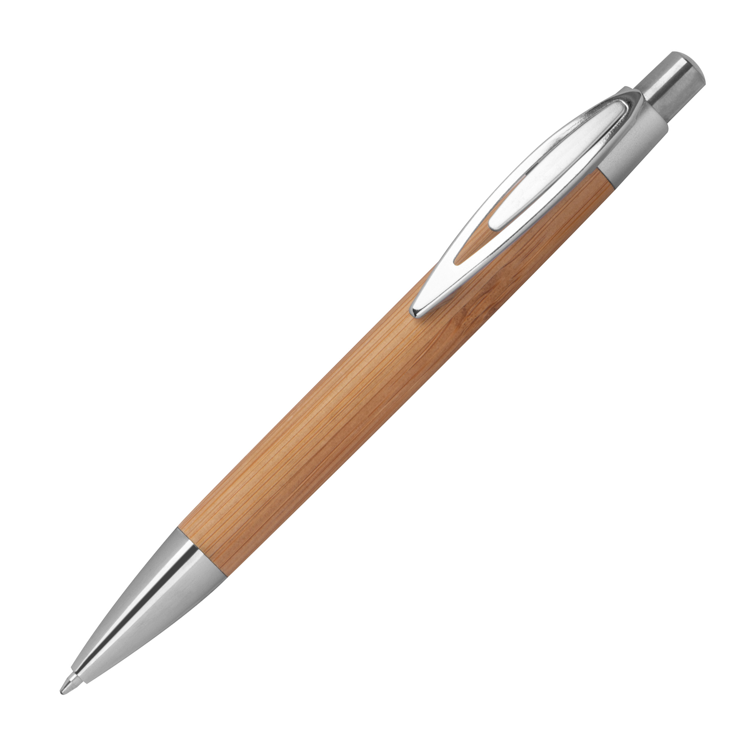 Bolígrafo de plata revestido con bambú - Codo