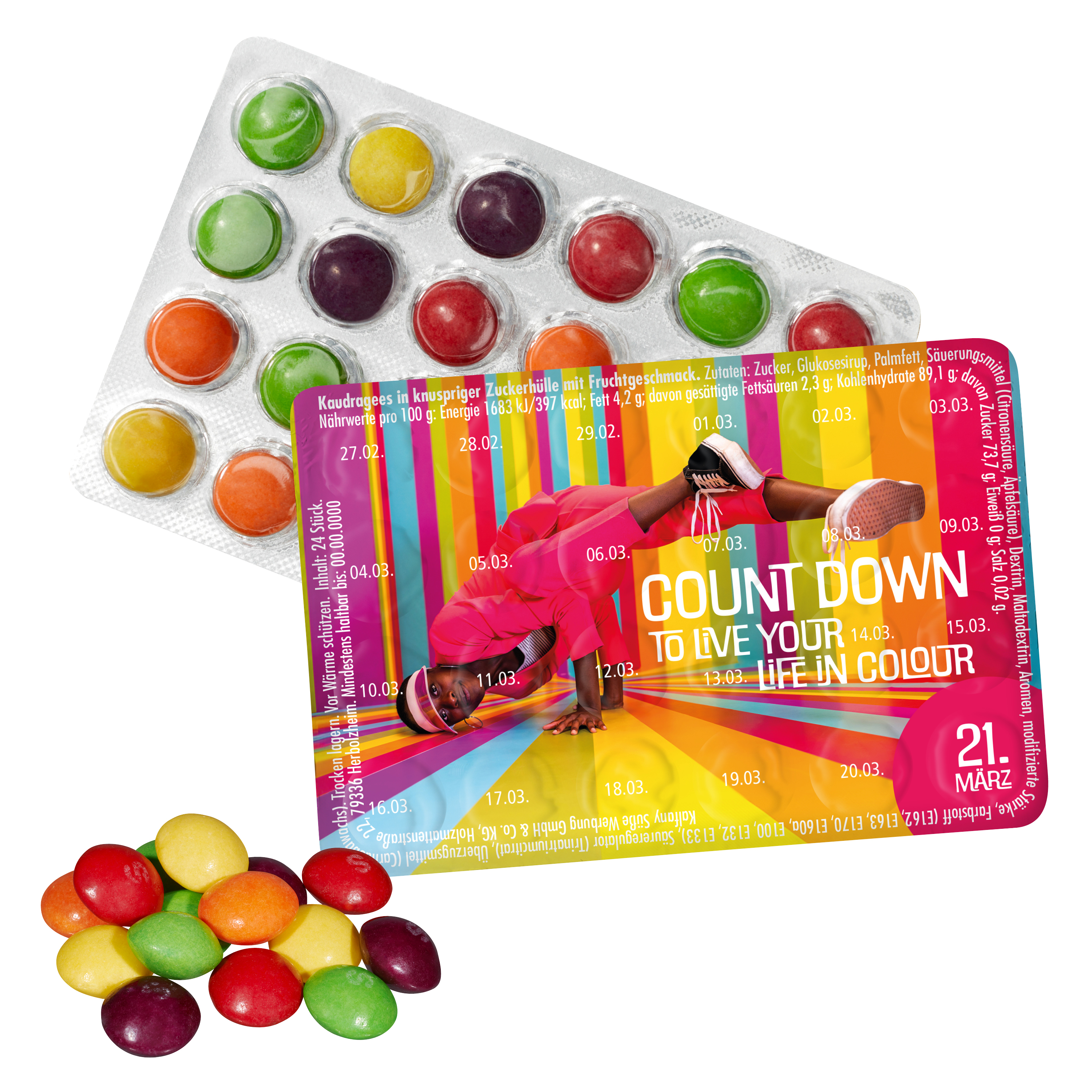 Calendario de Eventos Mini con Skittles - Torla-Ordesa