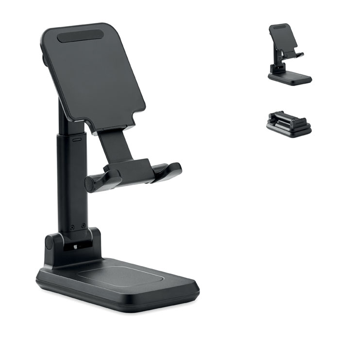Cargador inalámbrico ABS de 15W con soporte extensible y plegable para teléfonos inteligentes - Sabadell