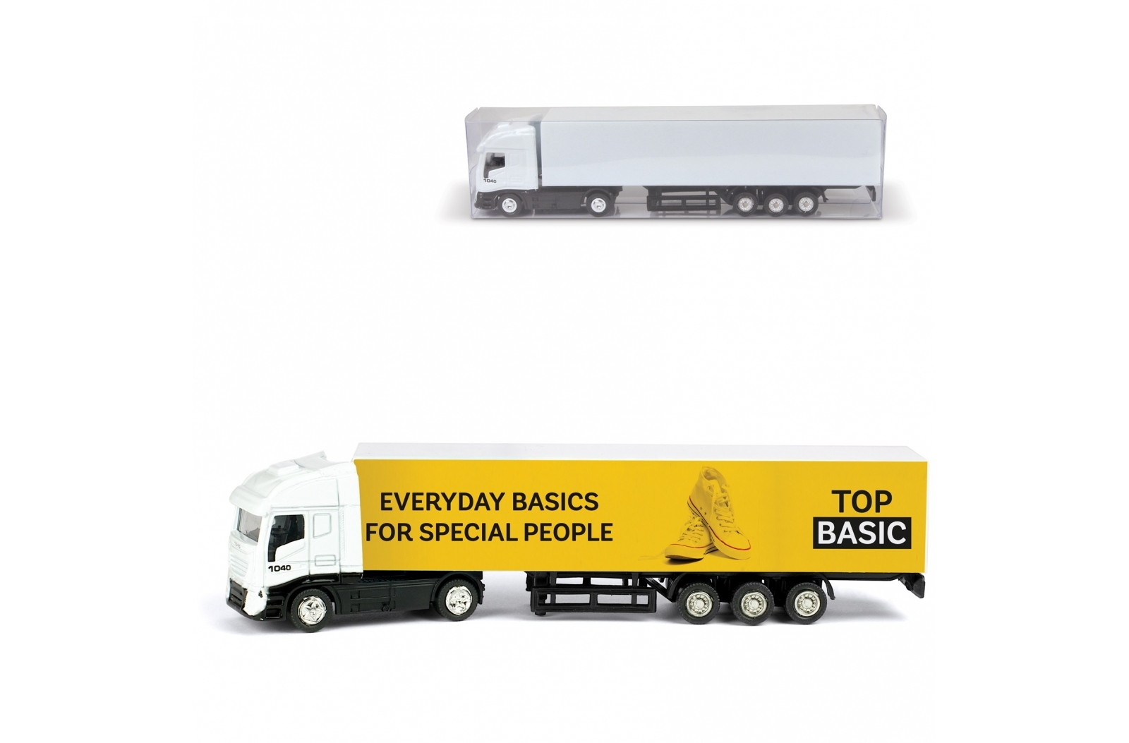 Mini Juguete de Camión de Plástico con Ruedas Giratorias - Iruña de Oca