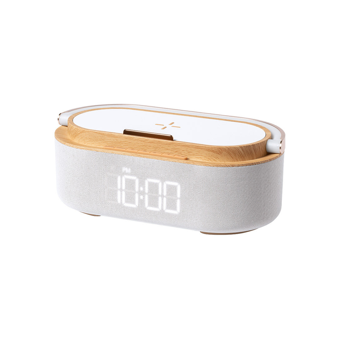 Reloj de Edición Limitada Multifuncional con Cargador Inalámbrico y Lámpara LED - La Granada