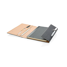 Cubierta de cuaderno A5 con cierre magnético y fundas para tarjetas - Santa Elena