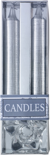 Portavelas en forma de estrella con velas de purpurina - Ashby St Ledgers - Álora